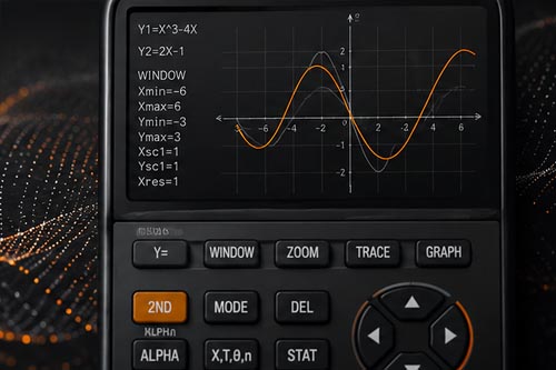 Calculatrice graphique et tracé de fonctions